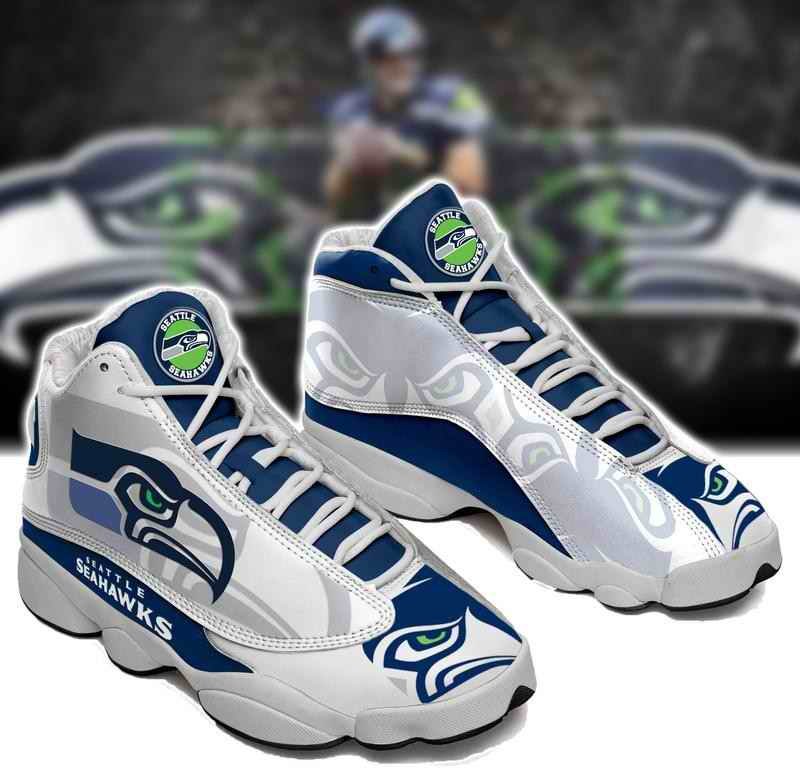 Women's Seattle Seahawks Limited Edition JD13 Sneakers 003