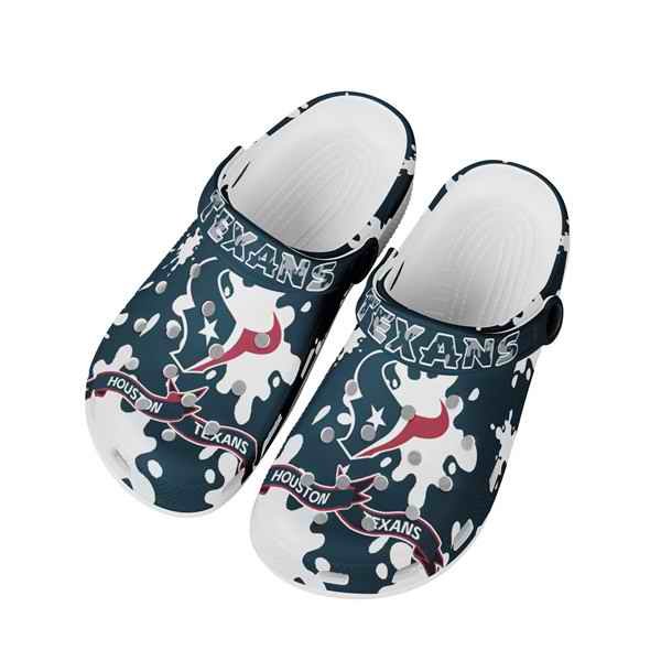 Men's Houston Texans Bayaband Clog Shoes 002