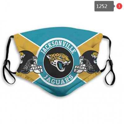 Jacksonville Jaguars Face Mask 1252 Filter Pm2.5 (Pls check description for details)