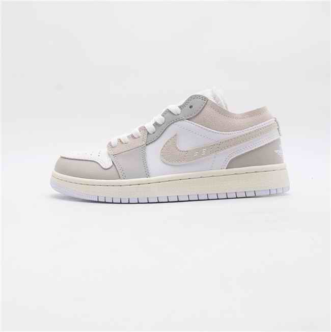 Women's Running Weapon Air Jordan 1 Pink/White Shoes 0324