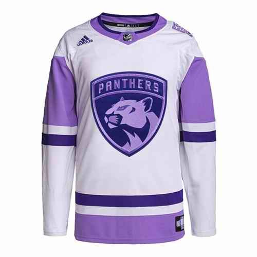 Men's Florida Panthers Custom White 'Prime Green' Stitched Jersey