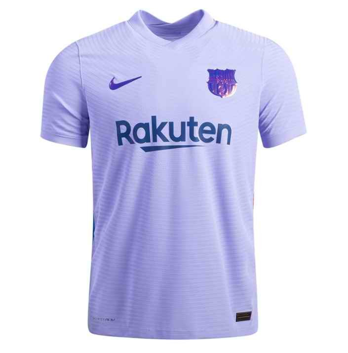 Men's Barcelona 2021/22 Purple Away Soccer Jersey