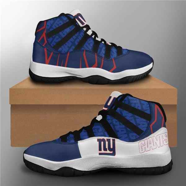 Men's New York Giants Air Jordan 11 Sneakers 002