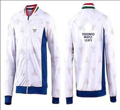 NHL Toronto Maple Leafs Zip Jackets White-3