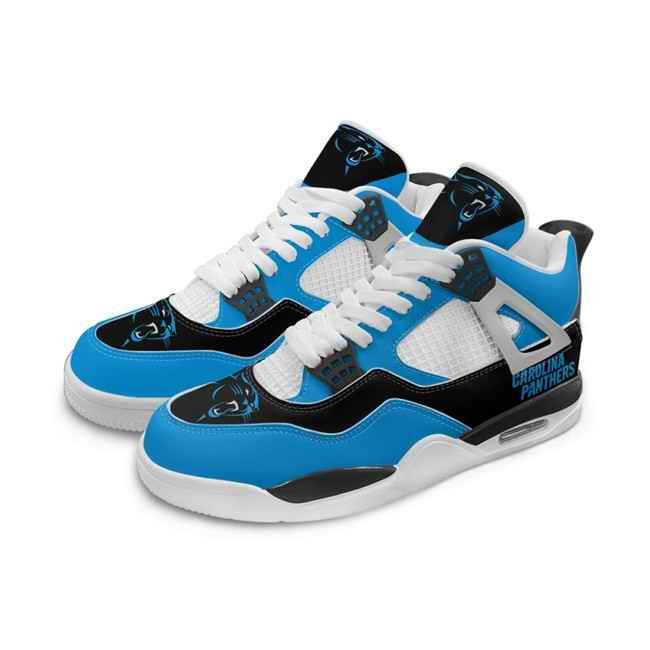 Men's Carolina Panthers Running weapon Air Jordan 4 Shoes 003