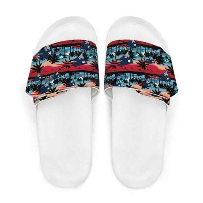 Women's New England Patriots Beach Adjustable Slides Non-Slip Slippers/Sandals/Shoes 002