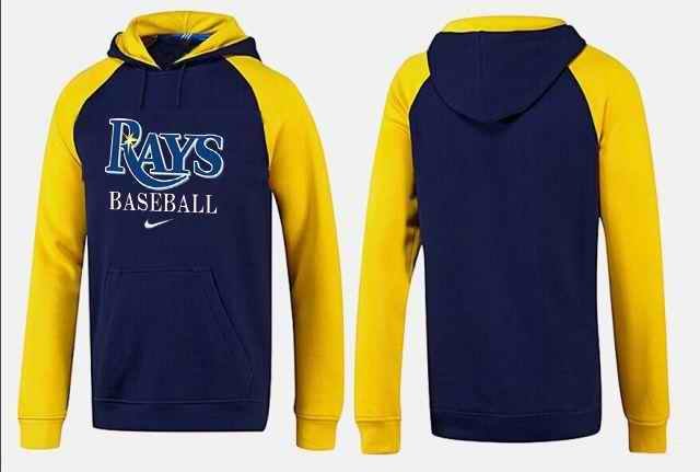 Tampa Bay Rays Pullover Hoodie Dark Blue & Yellow