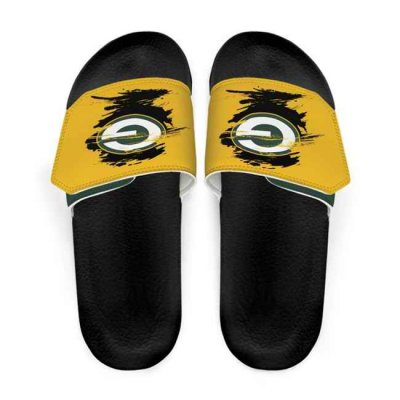 Women's Green Bay Packers Beach Adjustable Slides Non-Slip Slippers/Sandals/Shoes 003