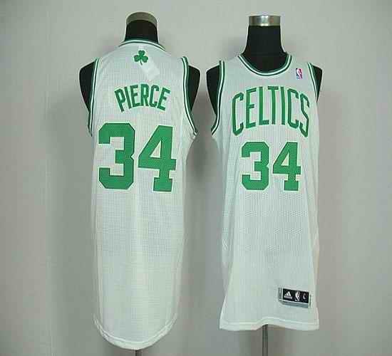 Celtics #34 Paul Pierce White Revolution 30 Stitched NBA Jersey