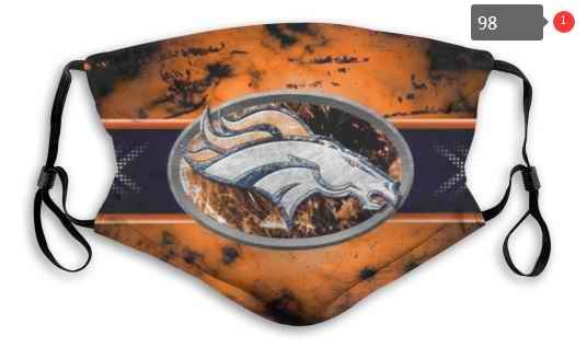 Denver Broncos Face Mask 009 Filter Pm2.5 (Pls check description for details)