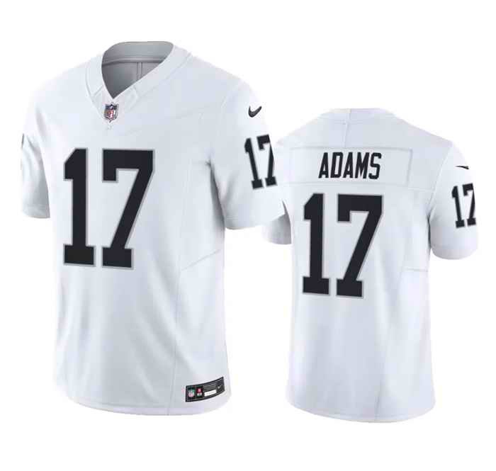 Men's Las Vegas Raiders #17 Davante Adams White 2023 F.U.S.E Vapor Untouchable Stitched Football Jersey