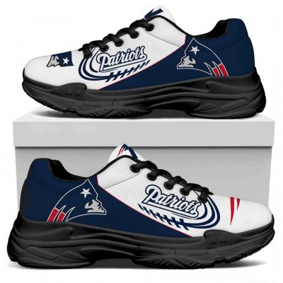 Men's New England Patriots Edition Chunky Sneakers With Line 003