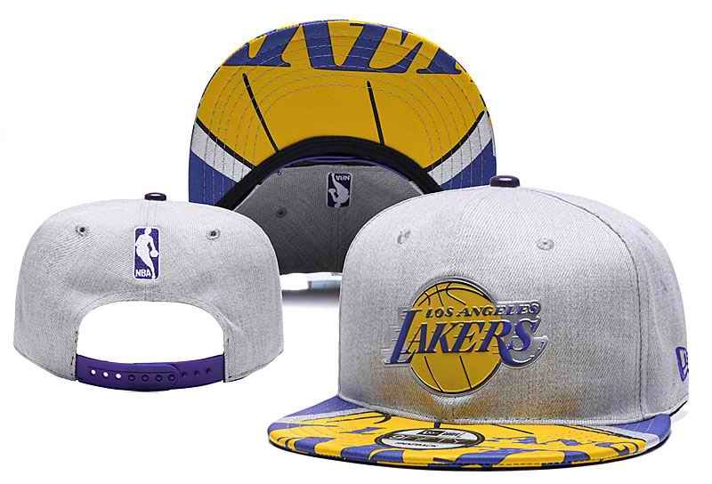 NBA Los Angeles Lakers Stitched Snapback Hats 011