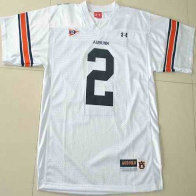 2012 New Tigers #2 Newton White Stitched NCAA Jersey