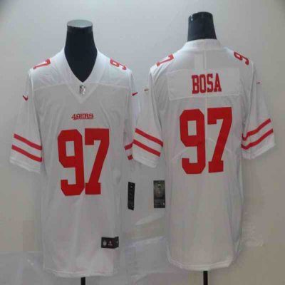 Men's San Francisco 49ers #97 Nick Bosa White Vapor Untouchable Limited Stitched NFL Jersey