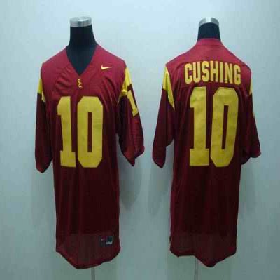 Trojans #10 Brian Cushing Red Stitched NCAA Jersey