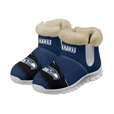 Men's Seattle Seahawks 2024 Snow Boots/Shoes 001(Pls check description for details)