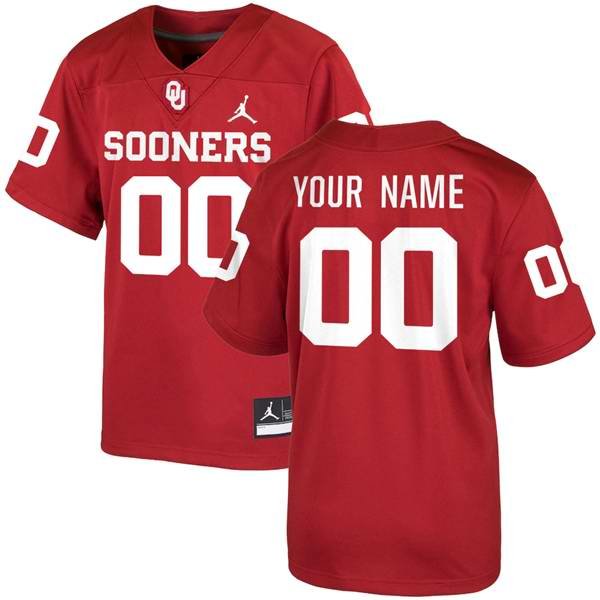 Men's Oklahoma Sooners Red Jersey