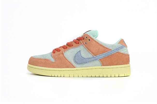 Men's Dunk Low Orange/Teal Shoes 0420