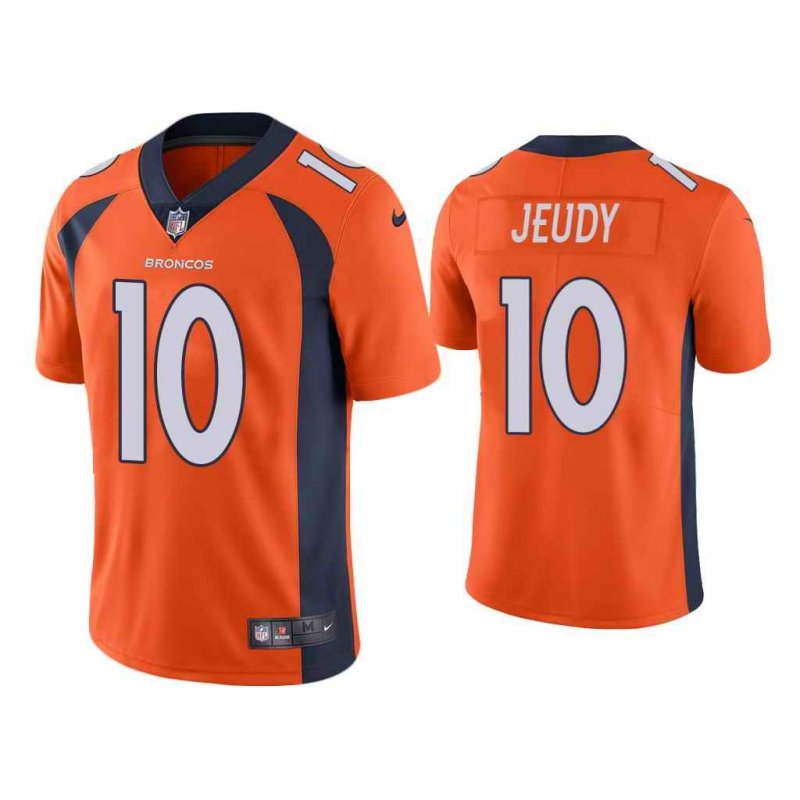 Youth Denver Broncos #10 Jerry Jeudy Orange  Vapor Untouchable Limited Stitched Jersey