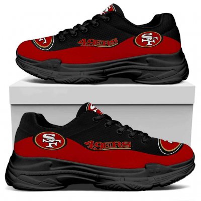 Men's San Francisco 49ers Edition Chunky Sneakers With Line 002