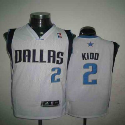 Revolution 30 Mavericks #2 Jason Kidd White Stitched NBA Jersey