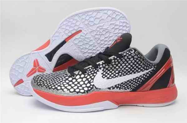 Men's Running Weapon Kobe 6 Black/Varsity/Red Shoes 066