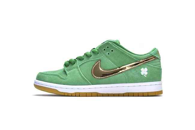 Men's Dunk Low Green Shoes 0369