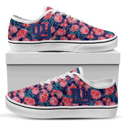 Women's New York Giants Vans Low Top Sneakers 001