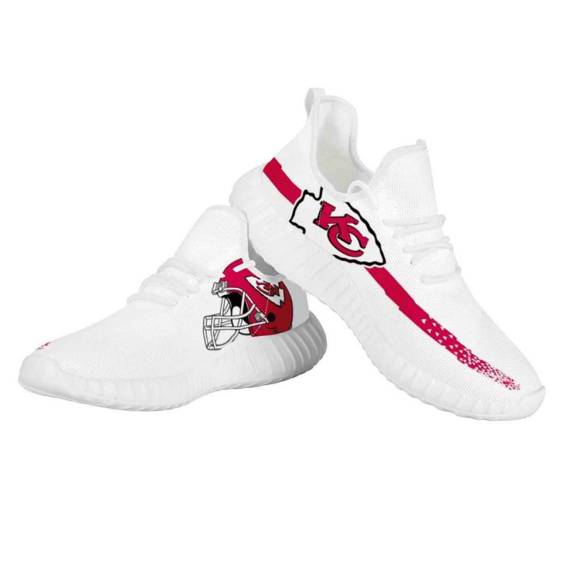 Women's Kansas City Chiefs Mesh Knit Sneakers/Shoes 013