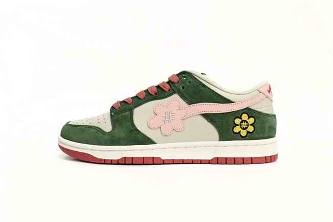 Men's Dunk Low WTPS 1124-93-061 WTPMOSS Solar Powder Shoes 0330