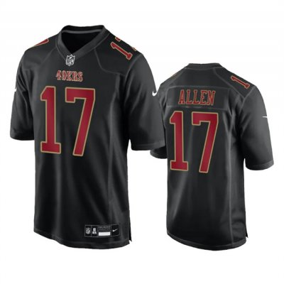 Men's San Francisco 49ers #17 Brandon Allen Black Fashion Limited Stitched Football Game Jersey