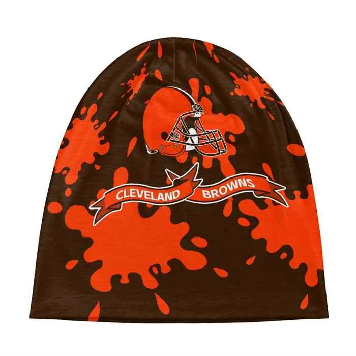 Cleveland Browns Baggy Skull Hats 082