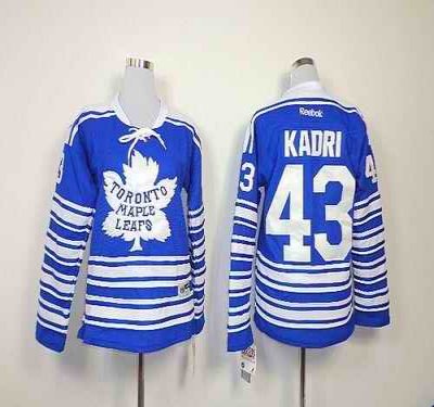 Maple Leafs #43 Nazem Kadri Blue 2014 Winter Classic Women's Stitched NHL Jersey