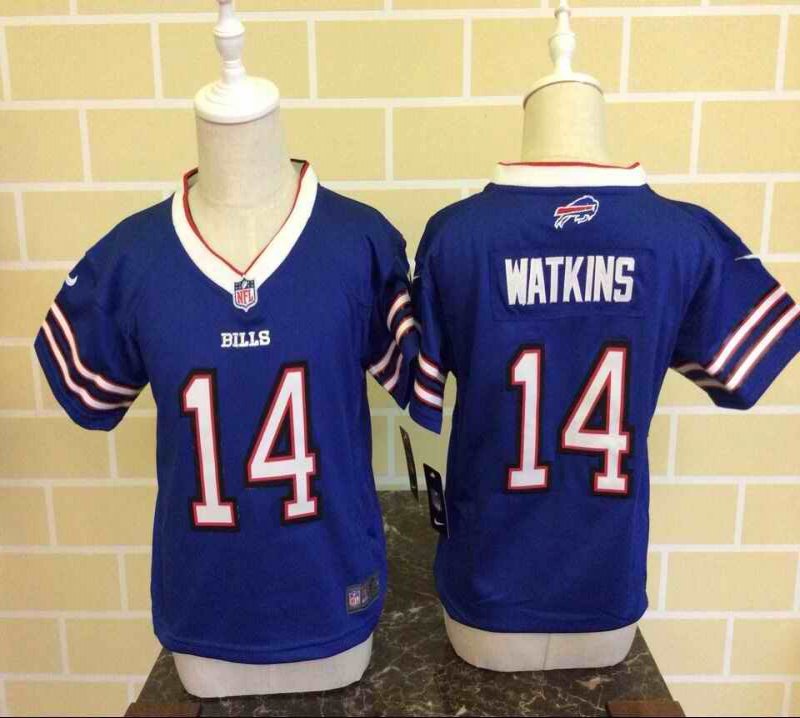 Toddler Nike Buffalo Bills #14 Sammy Watkins Blue Stitched NFL Jersey