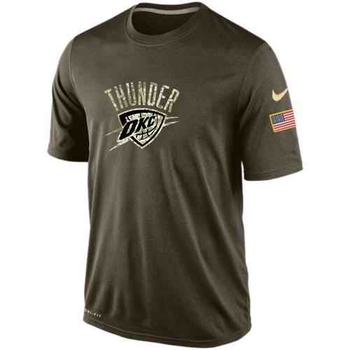 Men's Oklahoma City Thunder Salute To Service Nike Dri-FIT T-Shirt