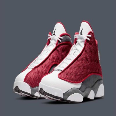 Men's Running Weapon Air Jordan 13 Red/Grey Shoes 414571-600 052