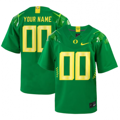 Youth Oregon Ducks Active Player Custom Green 2024 F.U.S.E. Forever Gang Green Stitched Football Jersey