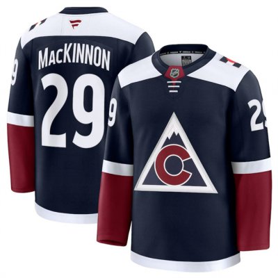 Men's Colorado Avalanche Active Player Custom Navy 2024-25 Alternate Stitched Jersey