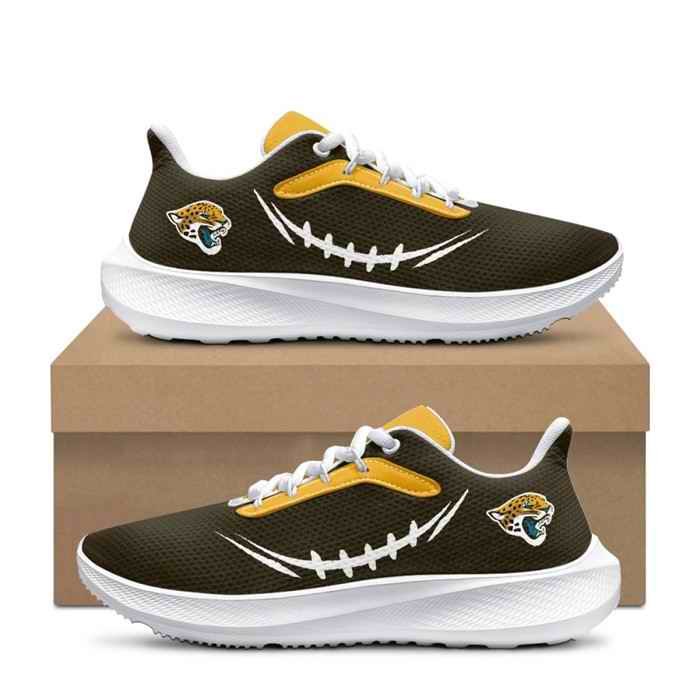 Women's Jacksonville Jaguars Brown Running Shoe 001