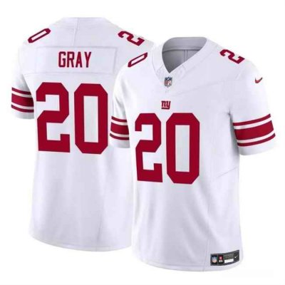 Men's New York Giants #20 Eric Gray White 2023 F.U.S.E. Vapor Untouchable Limited Stitched Jersey