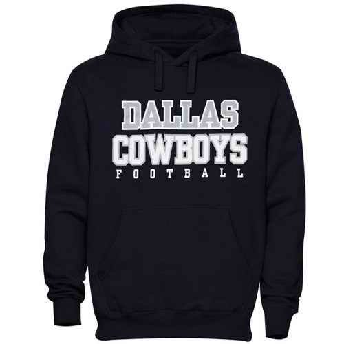 Dallas Cowboys Practice Graphic Pullover Hoodie Navy Blue