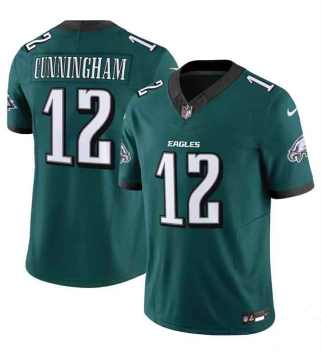 Men's Philadelphia Eagles #12 Randall Cunningham Green 2024 New F.U.S.E. Vapor Untouchable Limited Stitched Football Jersey