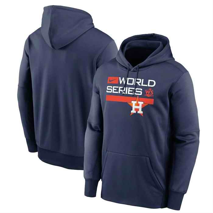 Men's Houston Astros Navy 2022 Wolrld Series Performance Pullover Hoodie