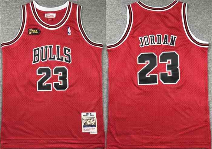 Youth Chicago Bulls #23 Michael Jordan Red Stitched Basketball Jersey