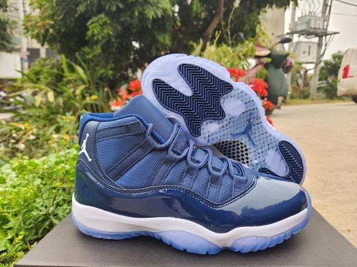 Men's Running weapon Air Jordan 11 Navy  Shoes 049