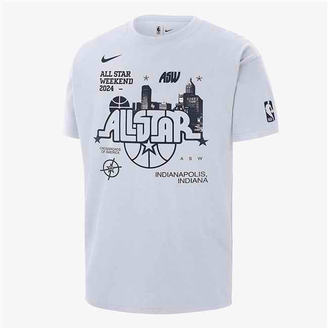 Men's 2024 All-Star Weekend White T-Shirt