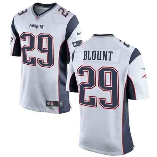 Nike Patriots #29 LeGarrette Blount White Youth Stitched NFL New Elite Jersey