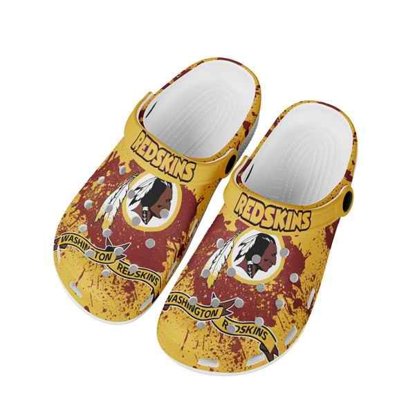 Women's Washington Football Team Bayaband Clog Shoes 003