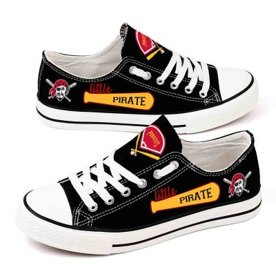 Women's Pittsburgh Pirates Repeat Print Low Top Sneakers 002